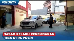 Jenazah Pelaku Penembakan MUI Tiba di RS Polri