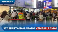 Hari Kedua Masuk Kerja dan Sekolah, Begini Situasi Stasiun Tanah Abang