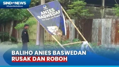 Baliho Capres Anies Baswedan di Jember Rusak dan Roboh