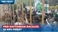 Diiringi Reng-rengan Motor Vespa, Cak Imin Daftarkan 580 Bacaleg ke KPU RI