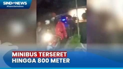 Ngeri! Ban Terperosok Rel saat Melintas, Minibus Ringsek Tertabrak Kereta Api di Bandung