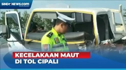 Truk Tabrak Pembatas Jalan di Tol Cipali, Sopir Terlempar dari Kabin