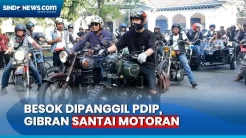 Besok Dipanggil PDIP, Hari Ini Gibran Santai Motoran