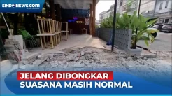 Hari Ini Dibongkar, Begini Suasana Terbaru Ruko yang Caplok Bahu Jalan di Pluit