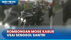 Viral! Santri Luka Parah Terserempet Moge di Ciamis