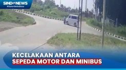 Terekam CCTV, Tabrakan Minibus dan Motor di Kawasan Industri Batang