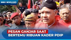 Momen Ganjar Pranowo Disambut Ribuan Kader PDIP di Boyolali