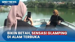 Sensasi Glamping dengan Suguhan Pemandangan Danau Ciseupan di Cimahi