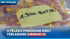 Edarkan Ribuan Hexymer dan Tramadol, 4 Pria di Sukabumi Ditangkap Polisi
