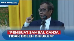 Mahfud MD Sebut Pembuat Sambal Ganja Tidak Boleh Dihukum