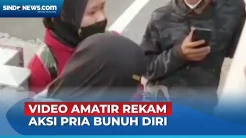 Terekam Video Amatir, Detik - Detik Pria Asal Bangkalan  Bunuh diri di Jembatan Suramadu