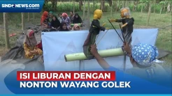 Mengisi Waktu Liburan Sekolah dengan Nonton Wayang Golek