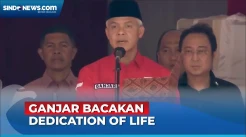Ganjar Pranowo Bacakan Dedication of Life Bung Karno di Depan Kader PDIP