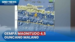 Gempa Dangkal Magnitudo 4,5 Guncang Malang