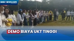 Biaya UKT Tinggi, BEM UI Gelar Aksi Unjuk Rasa di Depan Kantor Rektorat