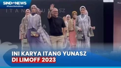 Koleksi Itang Yunasz di LIMOFF 2023, Perpaduan Songket dan Tenun Pringgasela