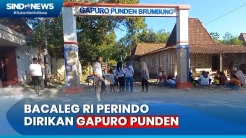 Mengangkat Kearifan Lokal, Bacaleg RI Perindo Dirikan Gapuro Punden