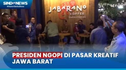 Usai Resmikan Tol Cisumdawu, Presiden Ngopi di Pasar Kreatif Jawa Barat