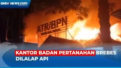 Kantor Badan Pertanahan Brebes Terbakar Hebat, Ruang Dokumen Ludes