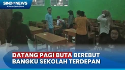 Orang Tua Siswa Datang ke Sekolah sejak Pagi Buta untuk Berebut Bangku Terdepan