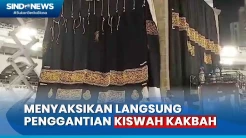 Bertepatan dengan Tahun Baru Islam, Kiswah Penutup Kakbah Diganti