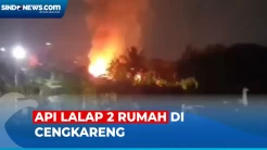 2 Rumah Dilalap Api di Permukiman Padat Cengkareng, Warga Sempat Panik