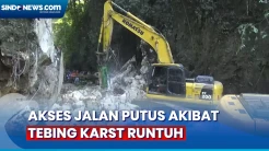 Akses Jalan Maros-Bone Putus karena Tebung Runtuh