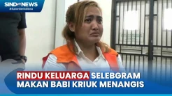 Rindu Ibu, Selebgram Konten Makan Babi Kriuk Lina Mukherjee Menangis saat Sidang di Palembang