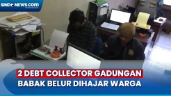 Rampas Motor, 2 Debt Collector Gadungan Babak Belur Dihajar Warga di Cimahi