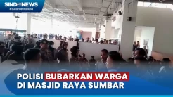 Demo Berhari-hari, Polisi Bubarkan Warga di Masjid Raya Sumbar