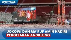 Jokowi dan Maruf Amin Hadiri Pemecahan Rekor Dunia Pergelaran Angklung di GBK