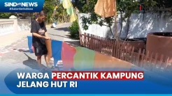 Jelang HUT RI ke-78, Warga di Blora Ramai-Ramai Percantik Kampung