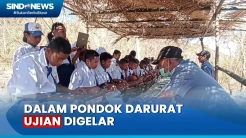 Menyedihkan! Siswa di Sikka Ujian di Atas Bukit, Tidak Ada Jaringan Internet
