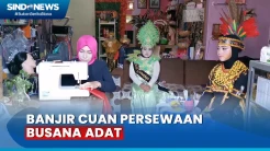 Jelang HUT Kemerdekaan, Persewaan Busana Adat Kebanjiran Order di Sidoarjo