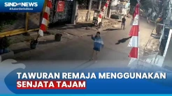 Terekam CCTV! Aksi 2 Kelompok Remaja di Koja Terlibat Tawuran