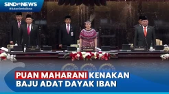 Puan Maharani Kenakan Baju Adat Dayak Iban Hadiri Sidang Tahunan MPR