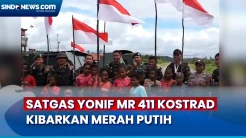 Sambut HUT ke-78 RI, Inilah Aksi Satgas Yonif MR 411 Kostrad