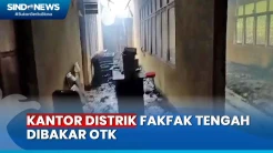 Pagi Ini Kantor Distrik Fakfak Tengah Dibakar Orang Tak Dikenal
