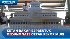 Begini Penampakan Ketan Bakar yang Berhasil Cetak Rekor Muri