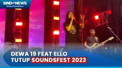 Aksi Dewa 19 Feat Ello Meriahkan Soundsfest 2023