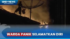 8 Rumah dan 4 Bedeng di Permukiman Padat Kota Baturaja OKU Hangus Dilalap Api