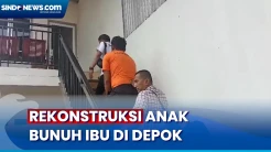Anak Bunuh Ibu dan Tikam Ayah di Depok Jalani Rekonstruksi