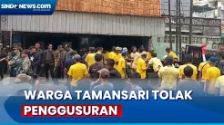 Ratusan Warga Tolak Penggusuran Ribuan Meter Bangunan di Tamansari