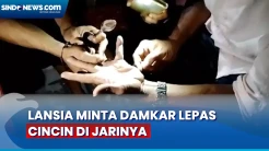 Diamputasi, Lansia Ini Minta Tolong Petugas Damkar Lepaskan Cincin di Jarinya