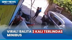 Heboh! Balita 2 Kali Terlindas Minibus Milik Tetangganya di Makassar