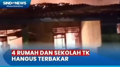 Api Lalap 4 Rumah dan Sekolah TK di Sawangan, Diduga Akibat Korsleting