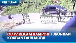 Ngeri! Rampok Turunkan Korban dari Mobil Terekam CCTV di Agam, Emas dan Uang Raib