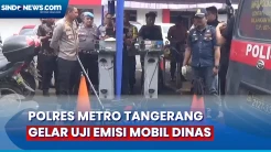 Gelar Uji Emisi, Sejumlah Kendaraan Dinas Polres Metro Tangerang Kota Tak Lolos Uji