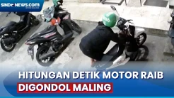 Motor Dikunci Setang Raib Digondol Maling di Kelapa Gading dalam Hitungan Detik