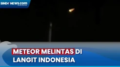 Meteor Melintas di Langit Pulau Jawa, Ahli Astronomi Bantah Dugaan Warga yang Sebut Sampah Antariksa